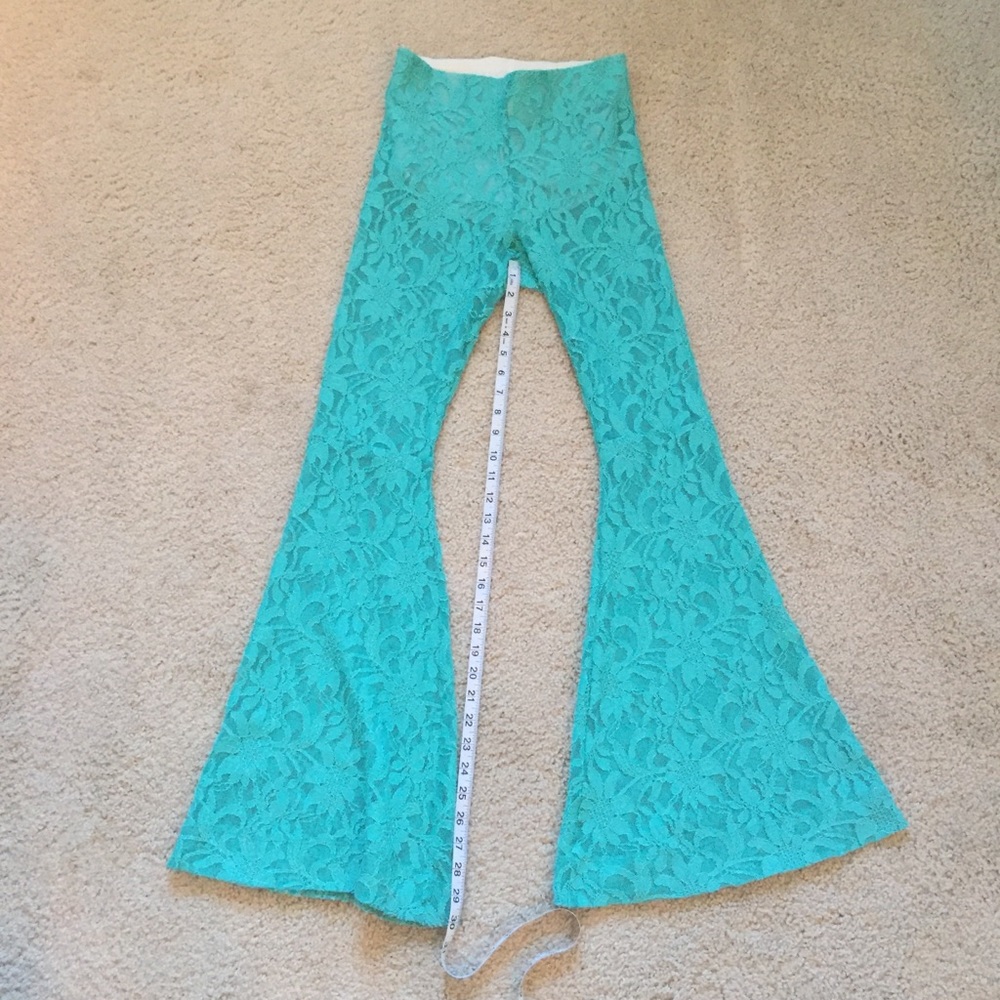 Show Me Your Mumu Blue Lace Bam Bam Bells
